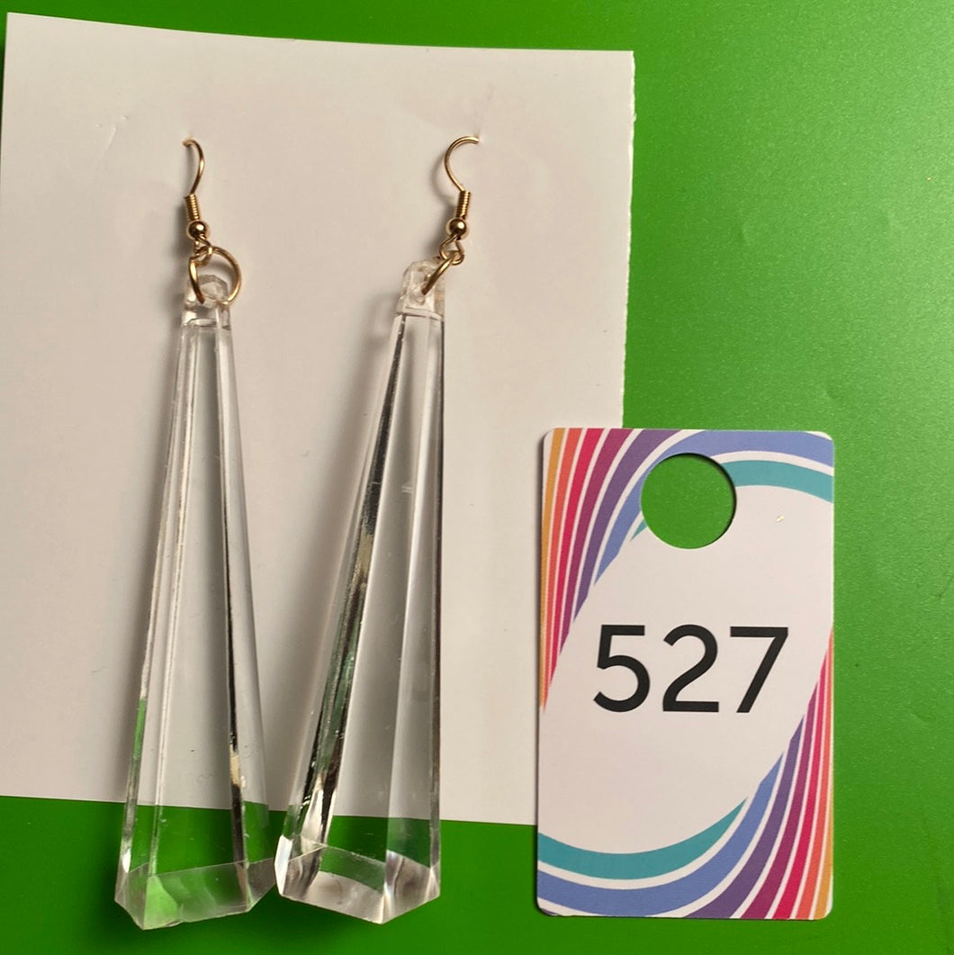Acrylic earrings #527