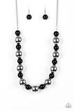Top Pop - Black - Necklace & Earrings   1659