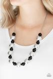 Load image into Gallery viewer, Top Pop - Black - Necklace &amp; Earrings   1659