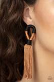 Moroccan Mambo Brown Post Earrings