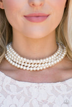 Load image into Gallery viewer, Vintage Romance - White Choker