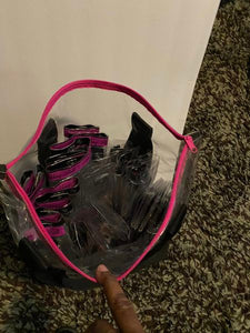 Bling wrap bag and contents