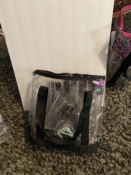 Bling wrap bag and contents