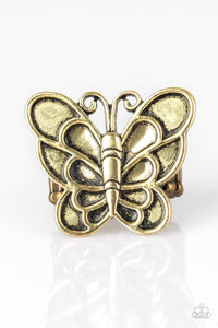 Sky High Butterfly - Brass  1488