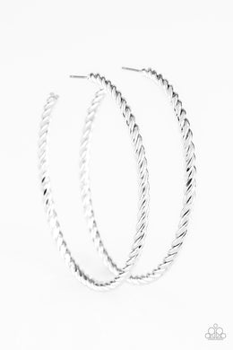 Keep it Chic- Silver Hoop earrings