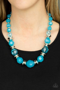 Paparazzi Necklace ~ Dine and Dash - Blue  Location  29