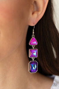 Cosmic Culture - purple - Paparazzi earrings   1772