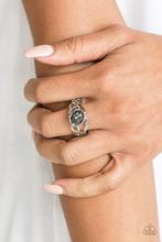 Couldn't Care FLAWLESS - silver - Paparazzi ring  Location 34