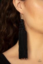 Load image into Gallery viewer, Magic Carpet Ride - black - Paparazzi earrings  Location 32