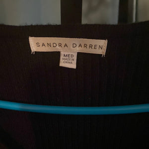 Sandra Darren black grey white dress size med.    194