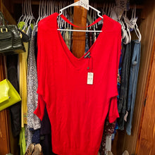 Load image into Gallery viewer, 346. Express red sweater new with tags