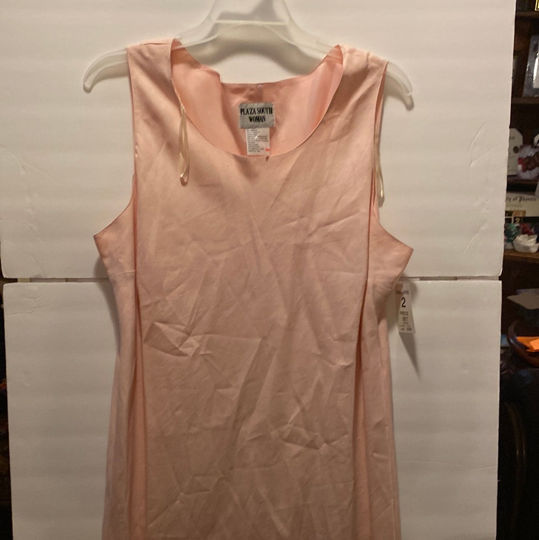 Plaza south woman pink dress/jacket  24E 2118