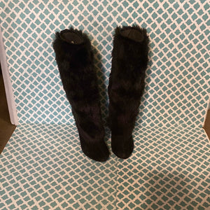 Black fur boots Sam Edelman   Size 7  145