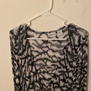 Chicos sweater size 1.  354