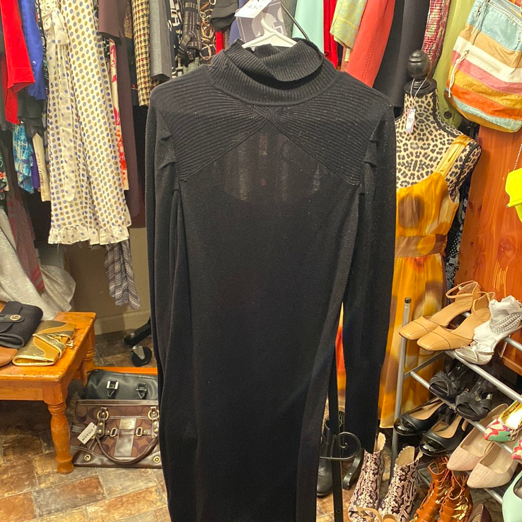 Black dress  size xl best fit 12/14.  1419