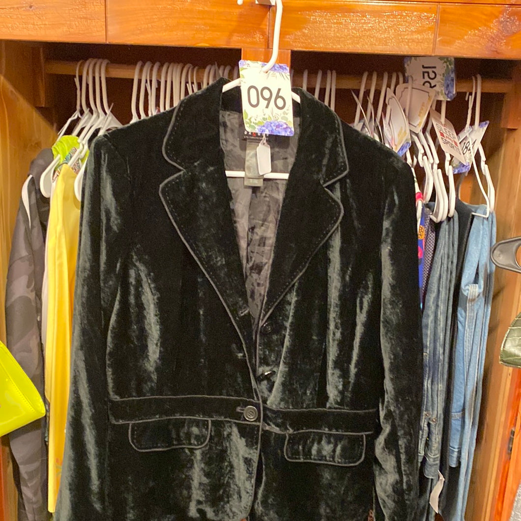 96  axcess velvet black jacket