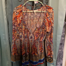 Load image into Gallery viewer, Boston proper paisley top.        Size L.      #459