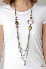 Load image into Gallery viewer, Paparazzi Rebels Have More Fun - Brass Lanyard - Necklace &amp; Earrings  Location  25