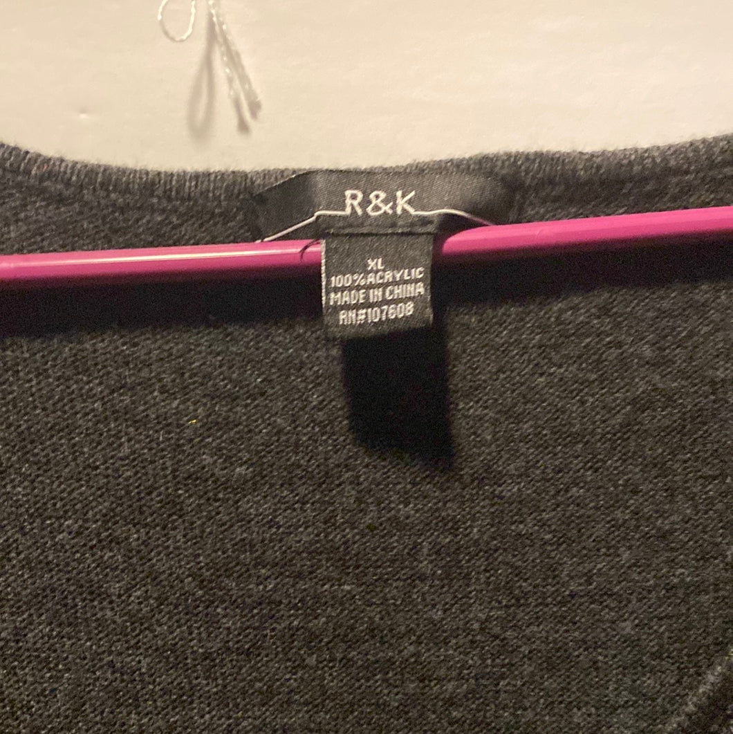 Grey Sweater Dress.      Size XL.         # 42